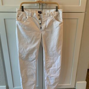 Men- H&M White Boyfriend Jeans Classic Style